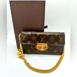 Louis Vuitton Monogram Etoile Portefeuille Sarah Bifold Turnlock Wallet
